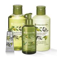 Setti - Oliivi (Suihkugeeli, vartaloemulsio, käsivoide & käsisaippua)