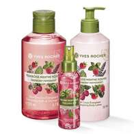 Setti - Vadelma (Vartaloemulsio, suihkugeeli, vartalo- ja hiussuihke)