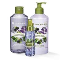 Setti - Laventeli (Vartaloemulsio, suihkugeeli, vartalo- ja hiussuihke)